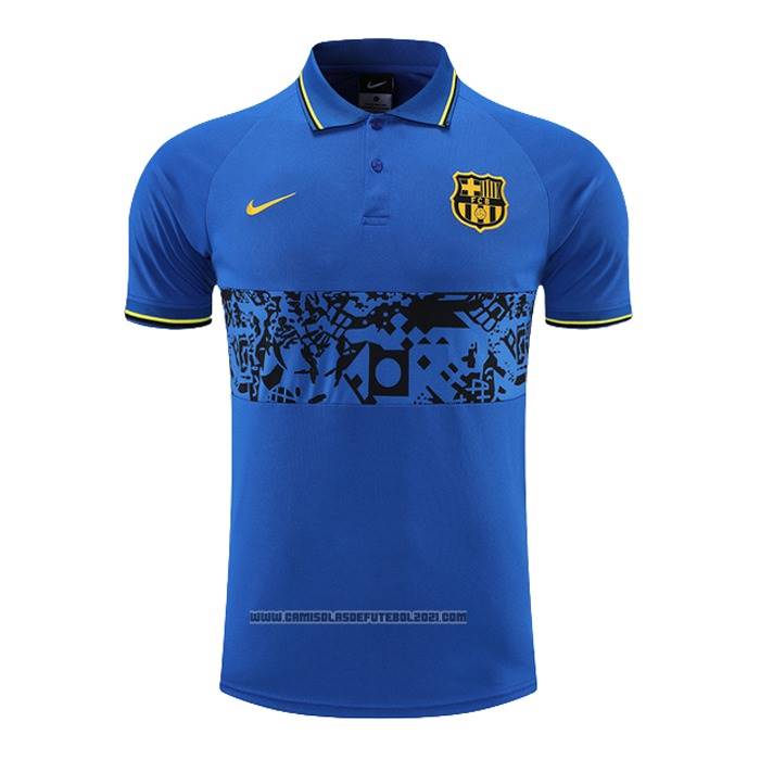 Camisola Polo del Barcelona 2022-2023 Azul